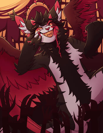shaded halfbody